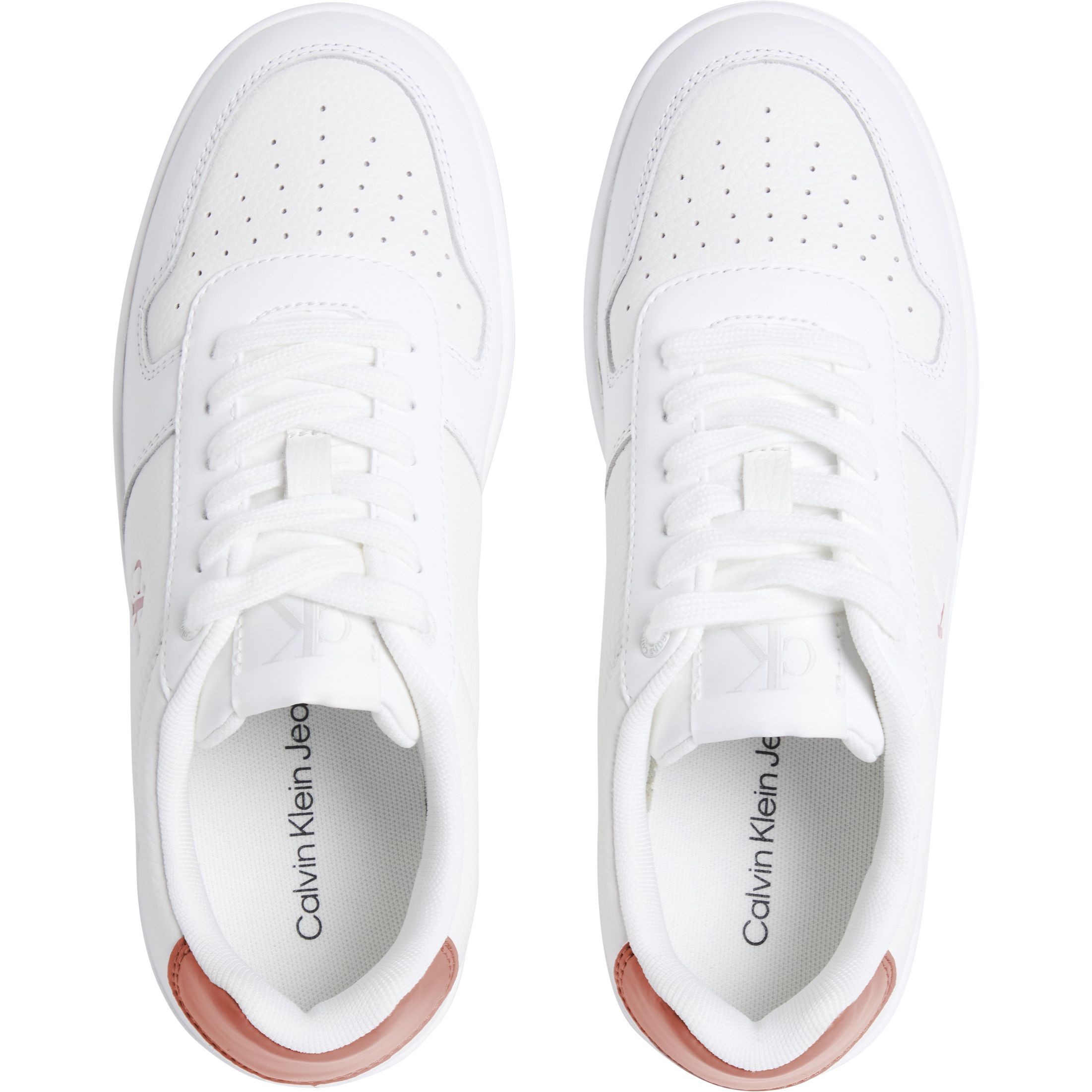 CALVIN KLEIN JEANS Laisvalaikio bateliai moterims, Balta, Basket cupsole low sneaker 3