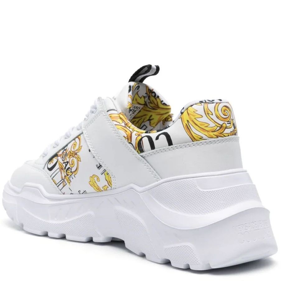 VERSACE JEANS CUTURE Sportbačiai vyrams, Balta, Fondo Speedtrack Sneakers 3