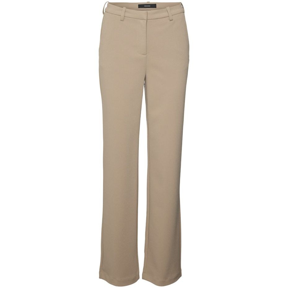 VERO MODA Kelnės moterims, Sidabrinė, VMZAMIRA MW STRAIGHT 1