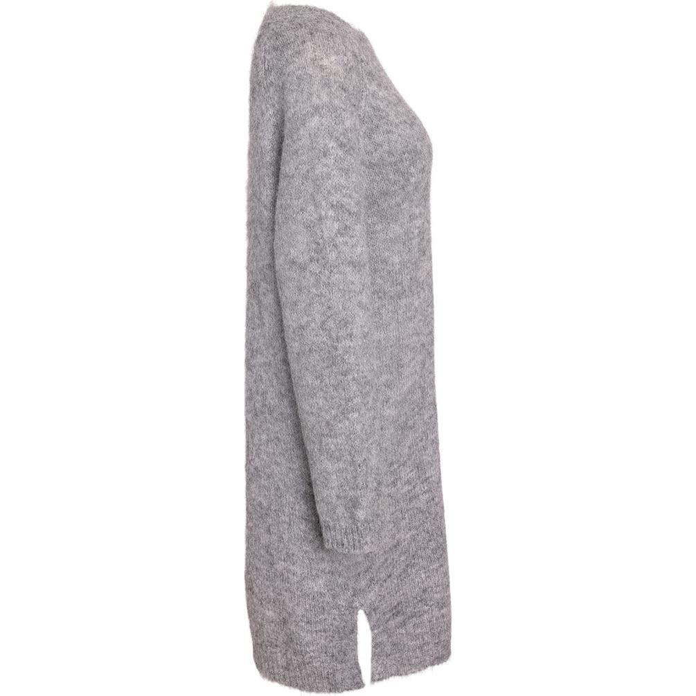 NOISY MAY Megzta suknelė moterims, Pilka, Sutton o-neck knit dress 2