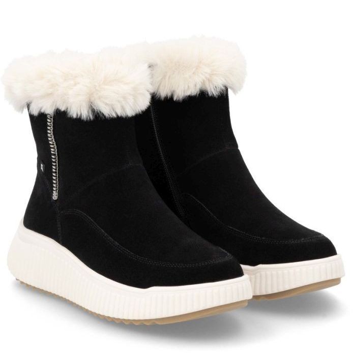 RIEKER EVOLUTION Aulinukai moterims, Juoda, Ladies mid height boots 1