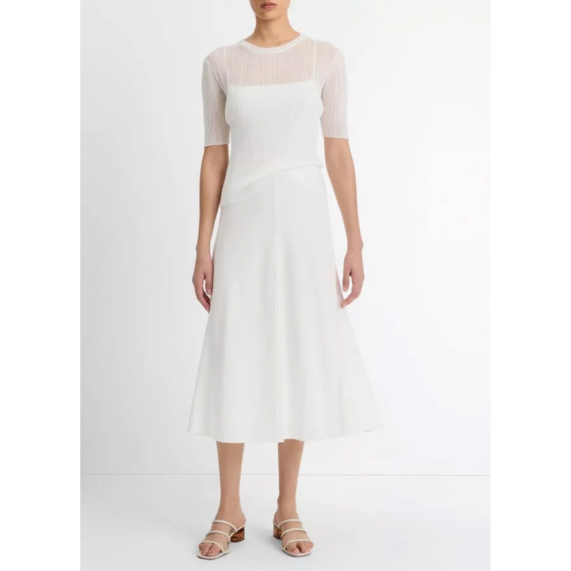 VINCE Midi sijonas moterims, Bias full skirt 2