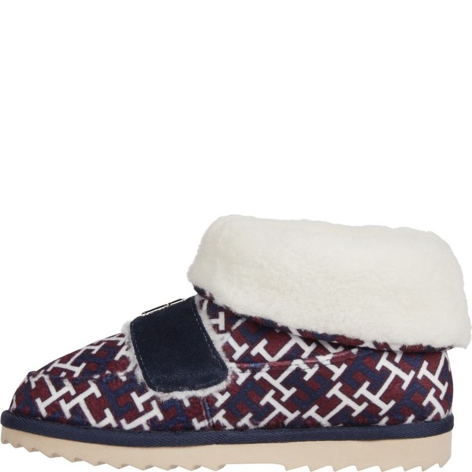 TOMMY HILFIGER Namų šlepetės moterims, Marga, BOOT SLIPPERGRAM 6
