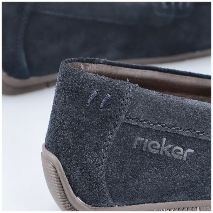 RIEKER Mokasinai vyrams, Mėlyna, MOCASINS 8