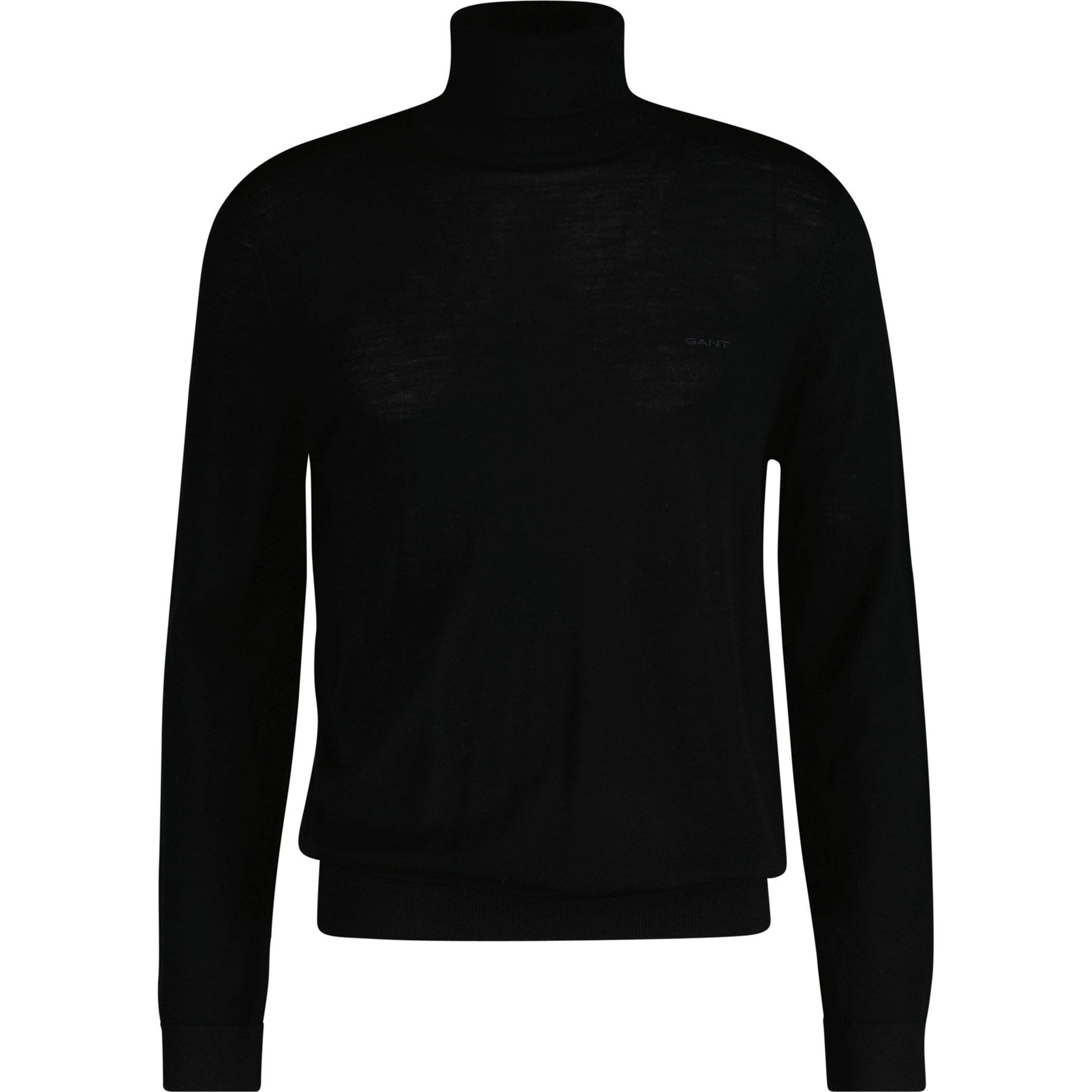 GANT Megztinis su kaklu vyrams, Juoda, Extrafine merino turtleneck 1