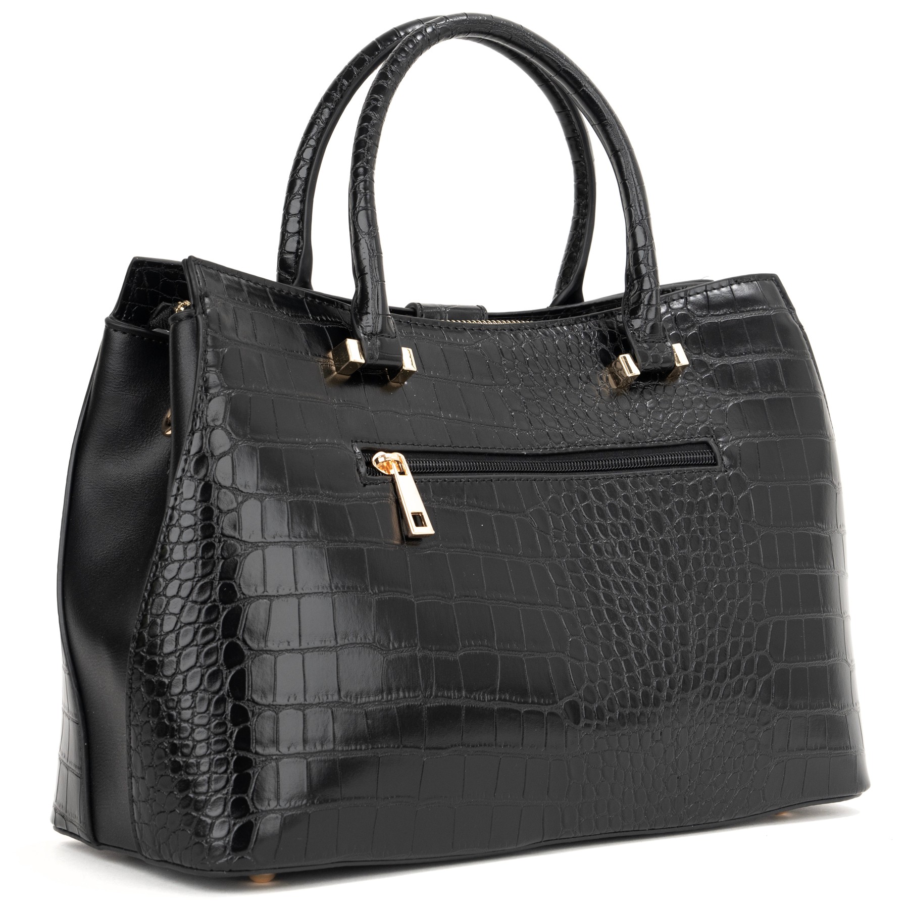 JULICE Pirkinių krepšys moterims, Juoda, Tote bag 2