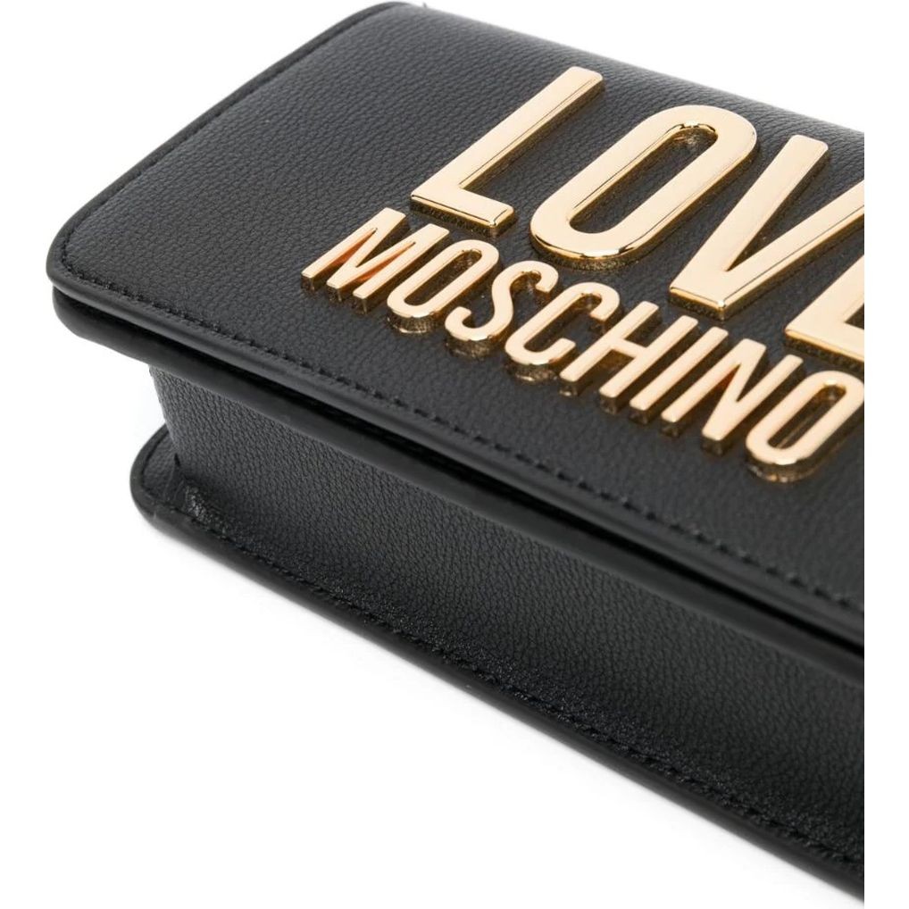 LOVE MOSCHINO Rankinė per petį moterims, Juoda, Crossbody 3