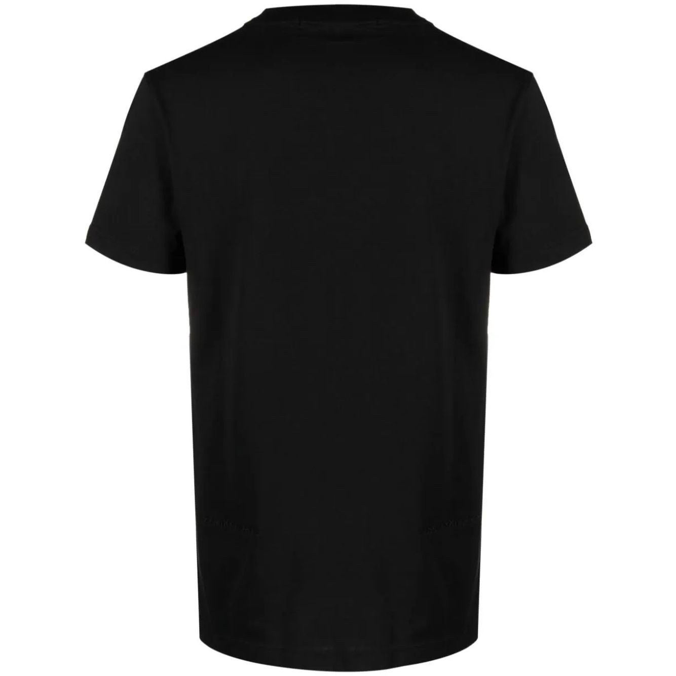 CALVIN KLEIN JEANS Marškinėliai trump. rankovėmis vyrams, Juoda, Ck chenille tee 2