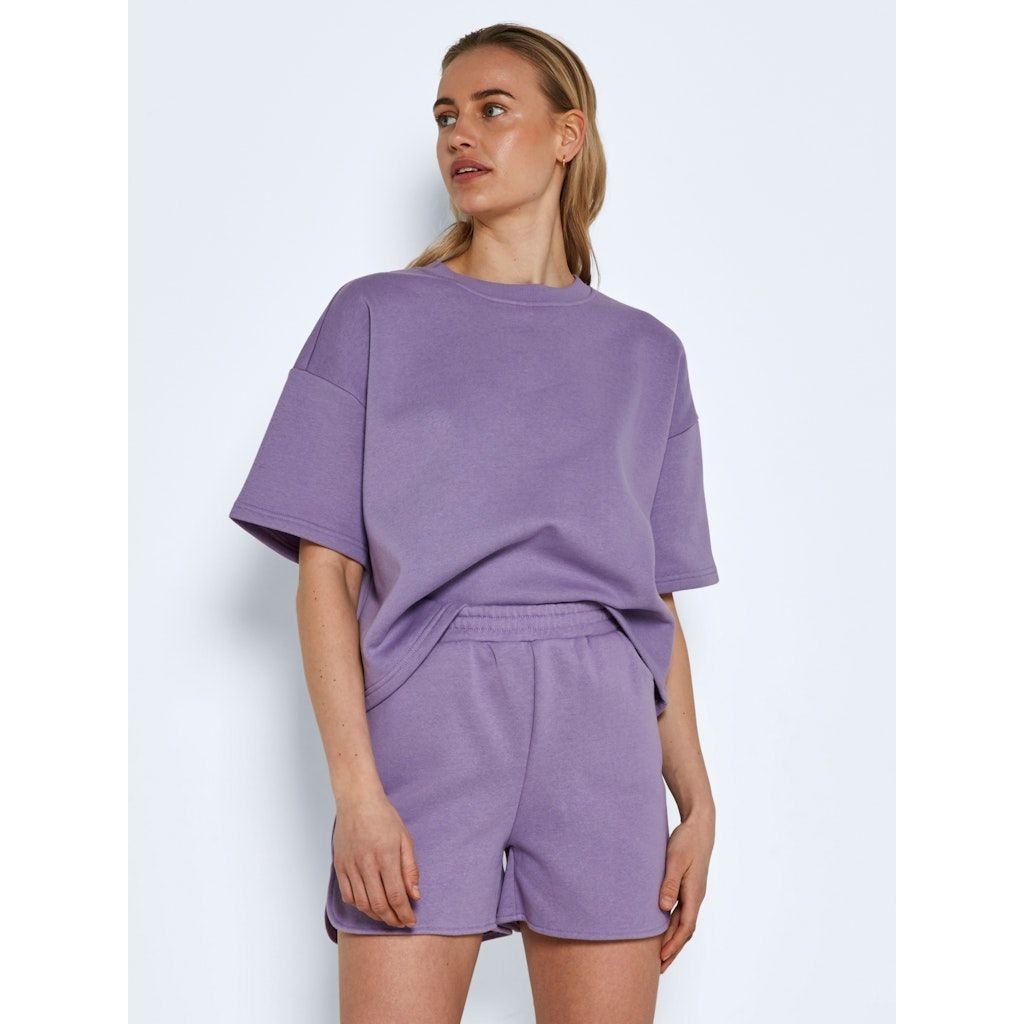 NOISY MAY Šortai moterims, Violetinė, NMKAREN HW SHORTS 3