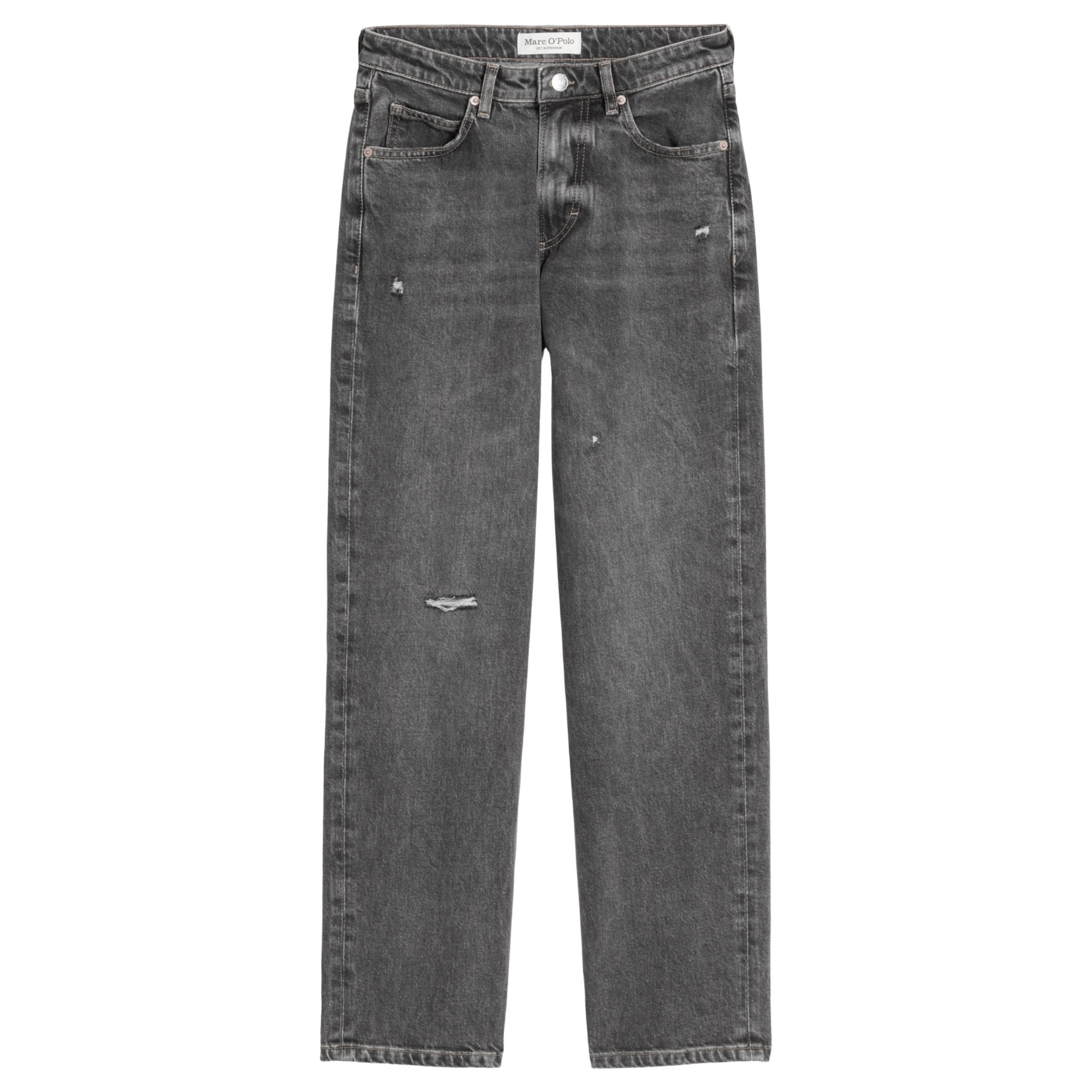MARC O'POLO Tiesūs džinsai moterims, Pilka, 510912912129 Straight