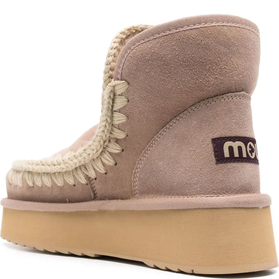 MOU Aulinukai moterims, Ruda, Mini eskimo platform boot 3