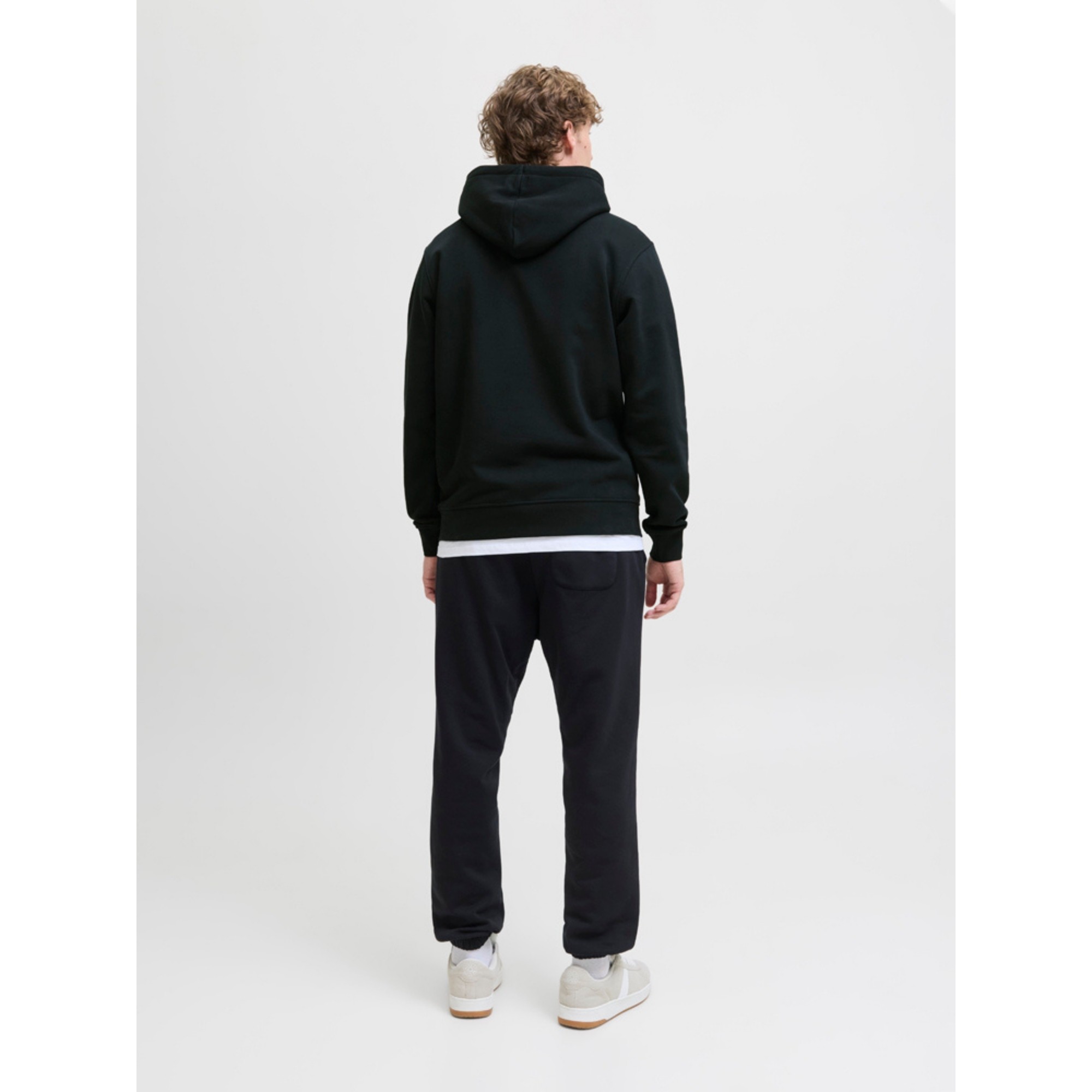 JACK & JONES Džemperis vyrams, Juoda, Soho sweat hood 3