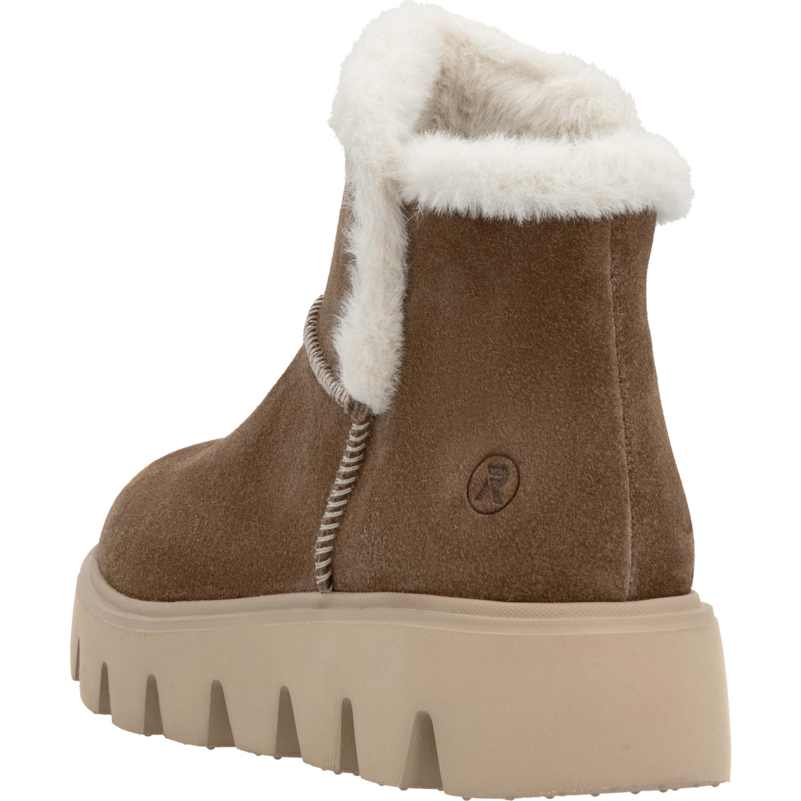 RIEKER EVOLUTION Aulinukai moterims, Ruda, Ladies mid height boots 6