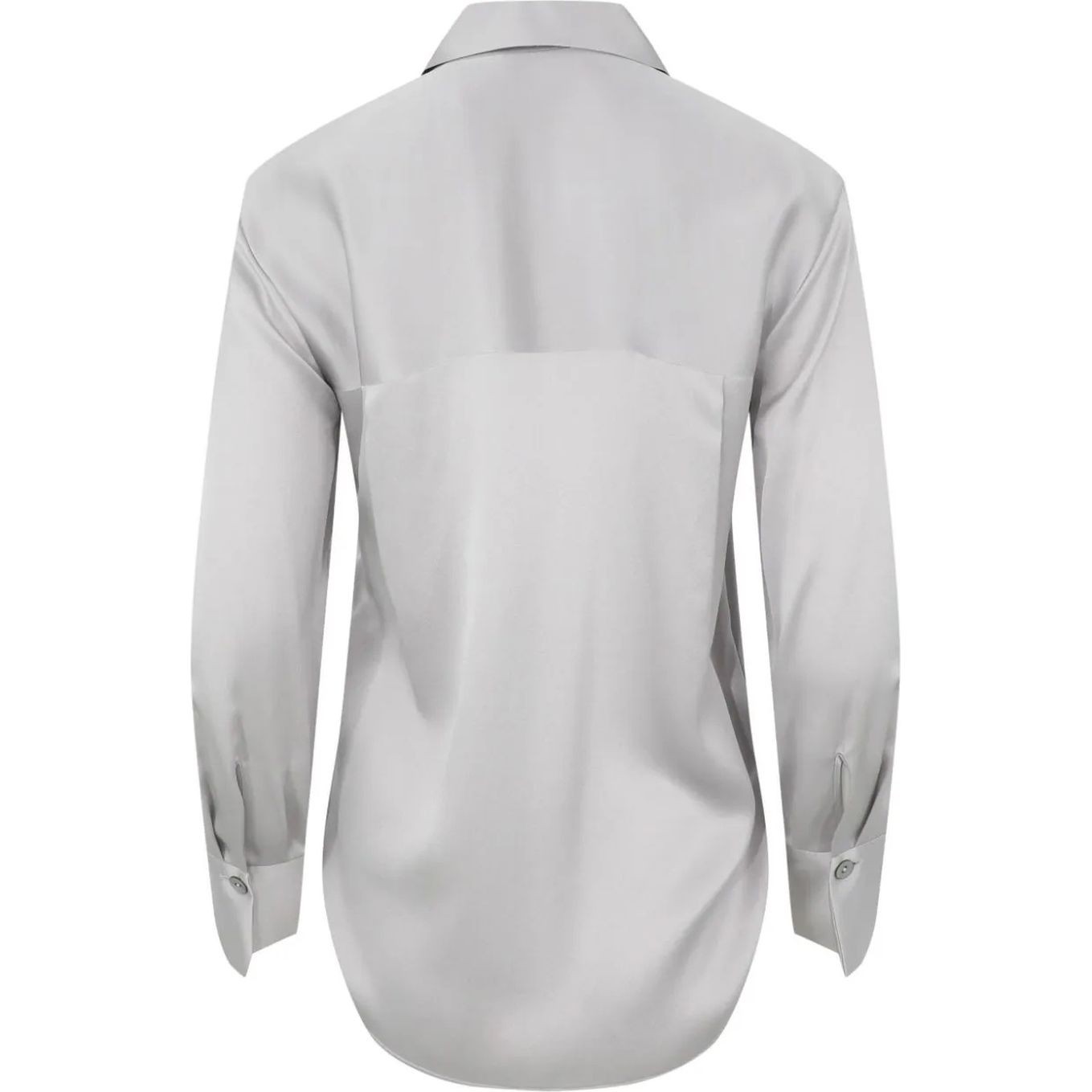 VINCE Marškiniai ilgomis rankovėmis moterims, Balta, Relaxed l-s chest pkt blouse 2