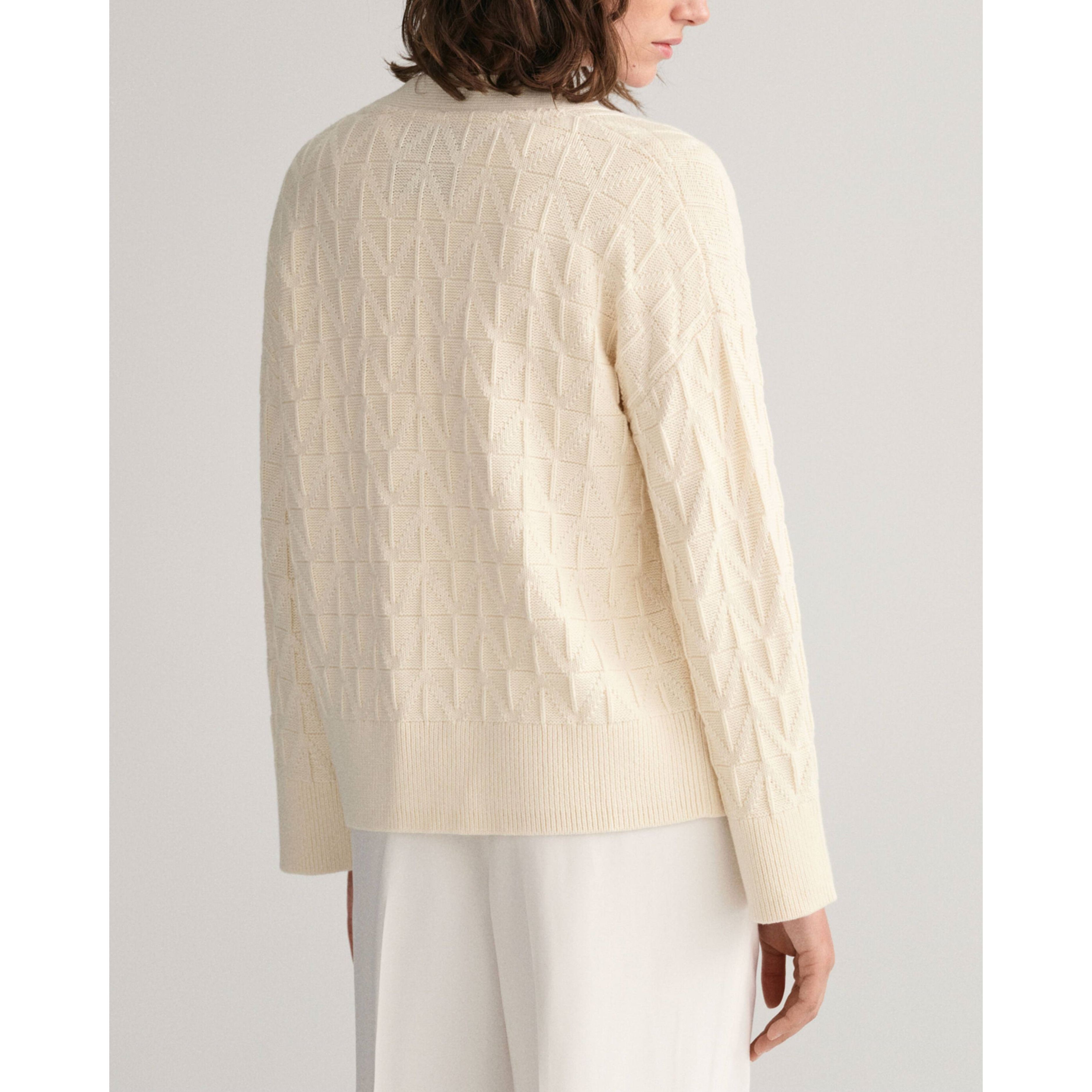 GANT Kardiganas moterims, Smėlio 3