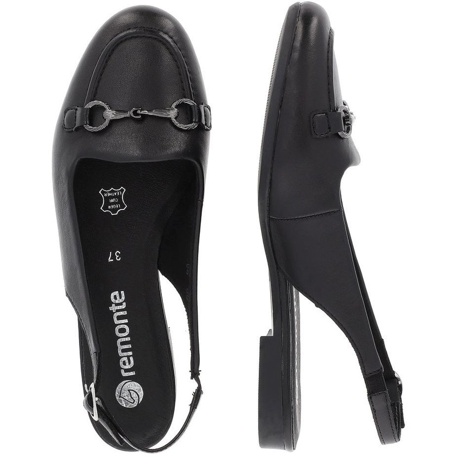 REMONTE Basutės moterims, Juoda, SANDALS 11