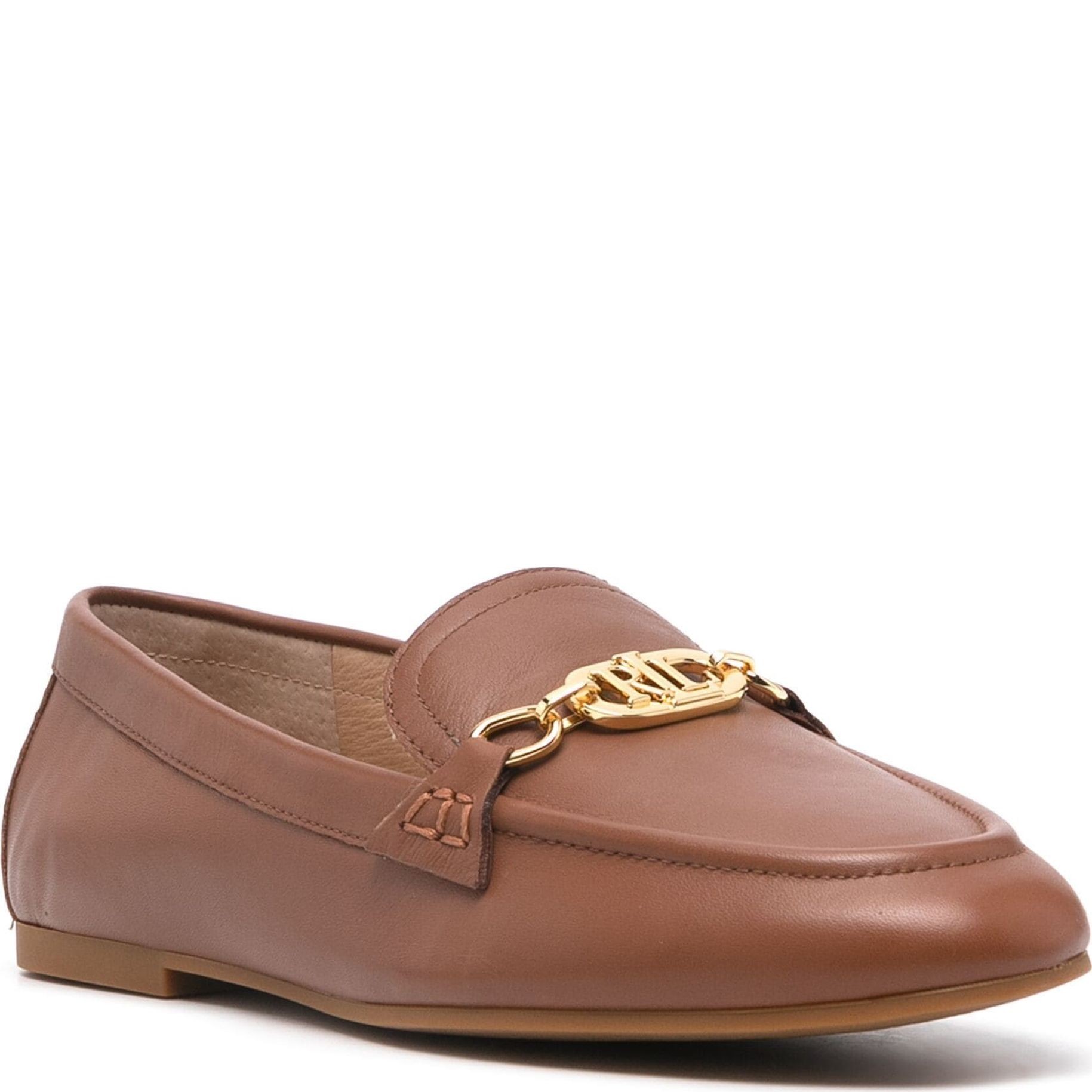 LAUREN RALPH LAUREN Loaferiai moterims, Smėlio, Averi flats 1