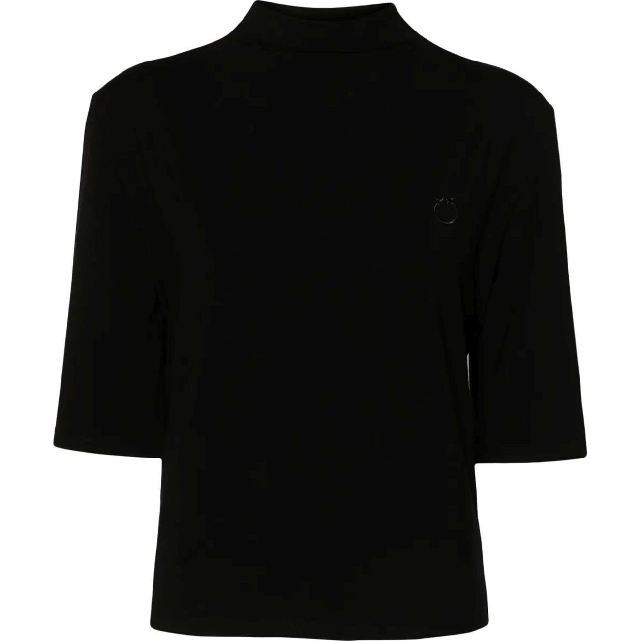 PINKO Megztinis su kaklu moterims, Juoda, Turtleneck