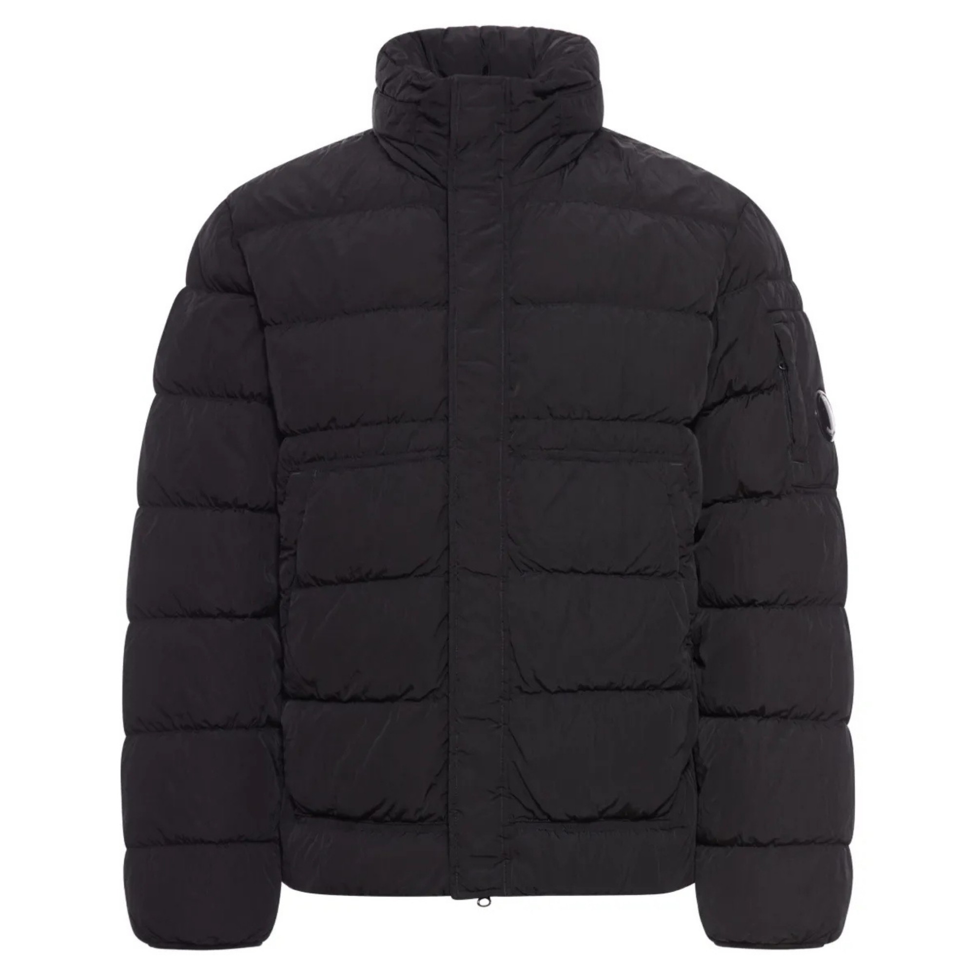 C.P. COMPANY Pūkinė striukė vyrams, Juoda, Medium jacket 1