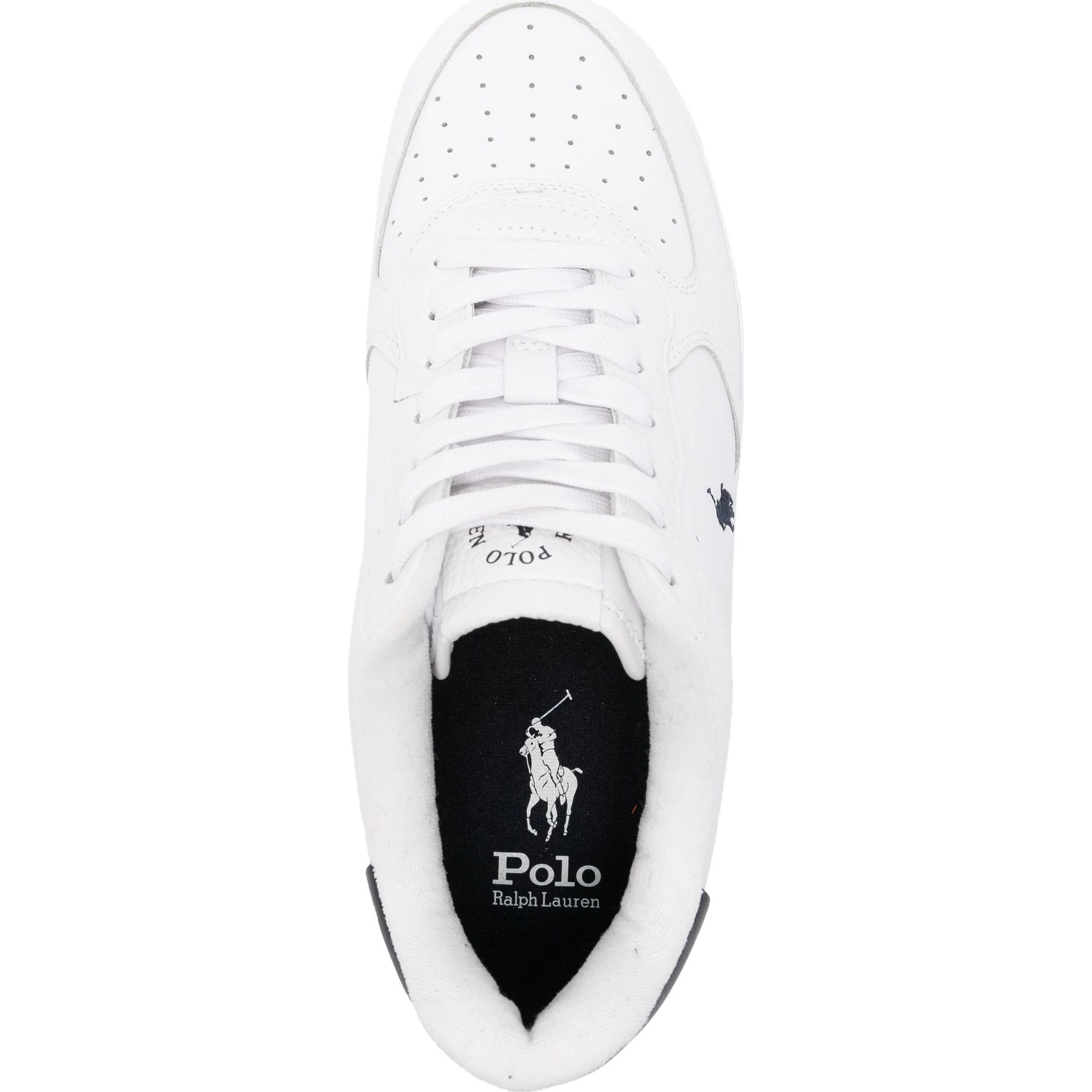 POLO RALPH LAUREN Laisvalaikio bateliai vyrams, Balta, Low top lace sneakers 4