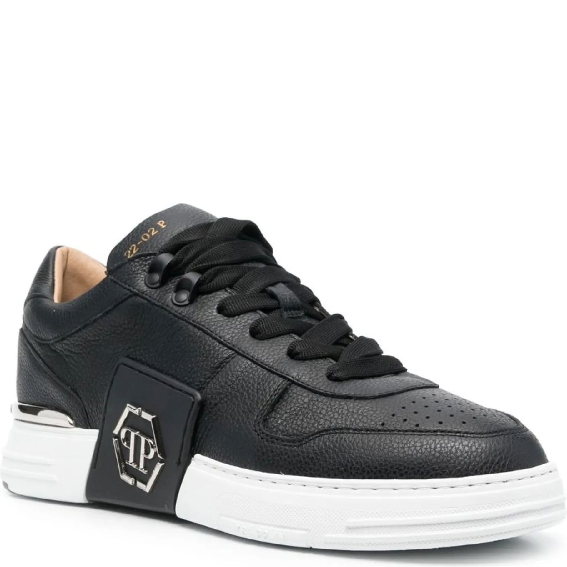PHILIPP PLEIN Sportiniai bateliai vyrams, Juoda, Lo-top sneakers phantom 1