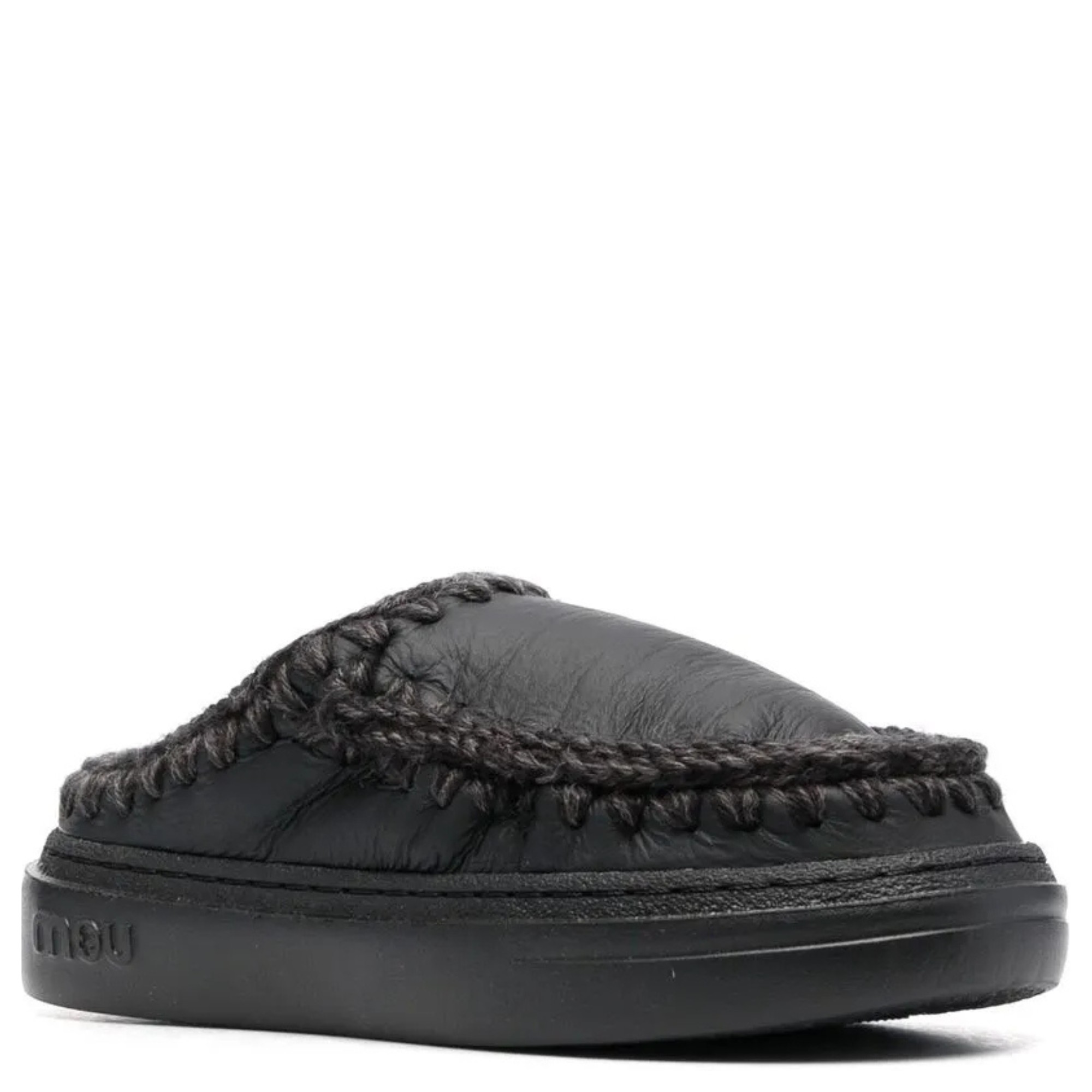 MOU Klumpės moterims, Juoda, Eskimo bold clog slipers 1