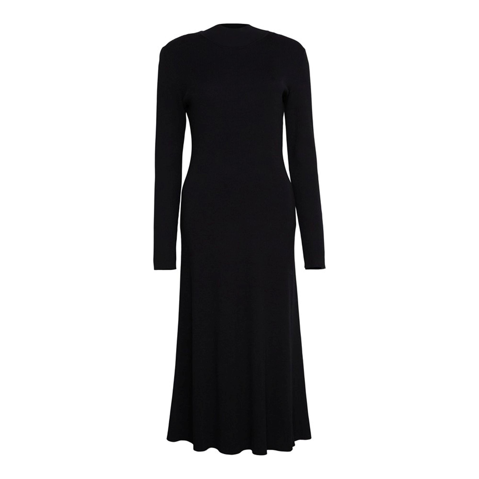 ESPRIT Kleit naised, Must, solid dress 1