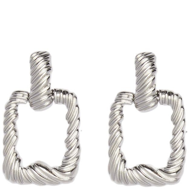 PIECES Auskarai moterims, Sidabrinė, PCBUFFER EARRINGS SWW