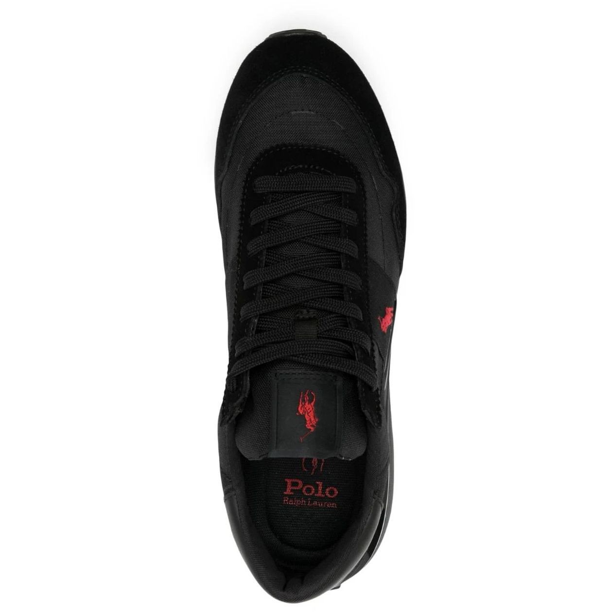 POLO RALPH LAUREN Sportiniai bateliai vyrams, Juoda, Low top lace sneakers 4