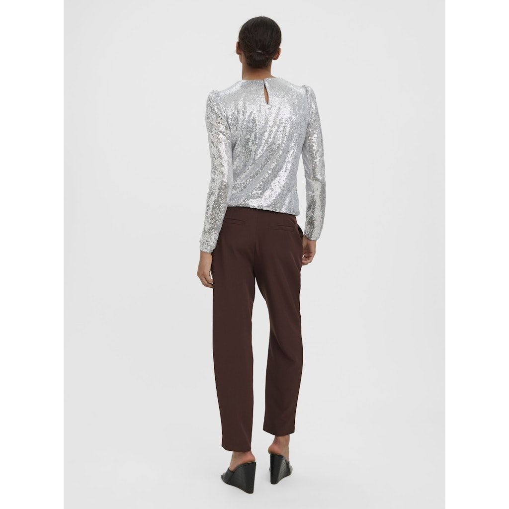 VERO MODA Kelnės moterims, Ruda, VMBLAKE ORLANDA HW PA 3