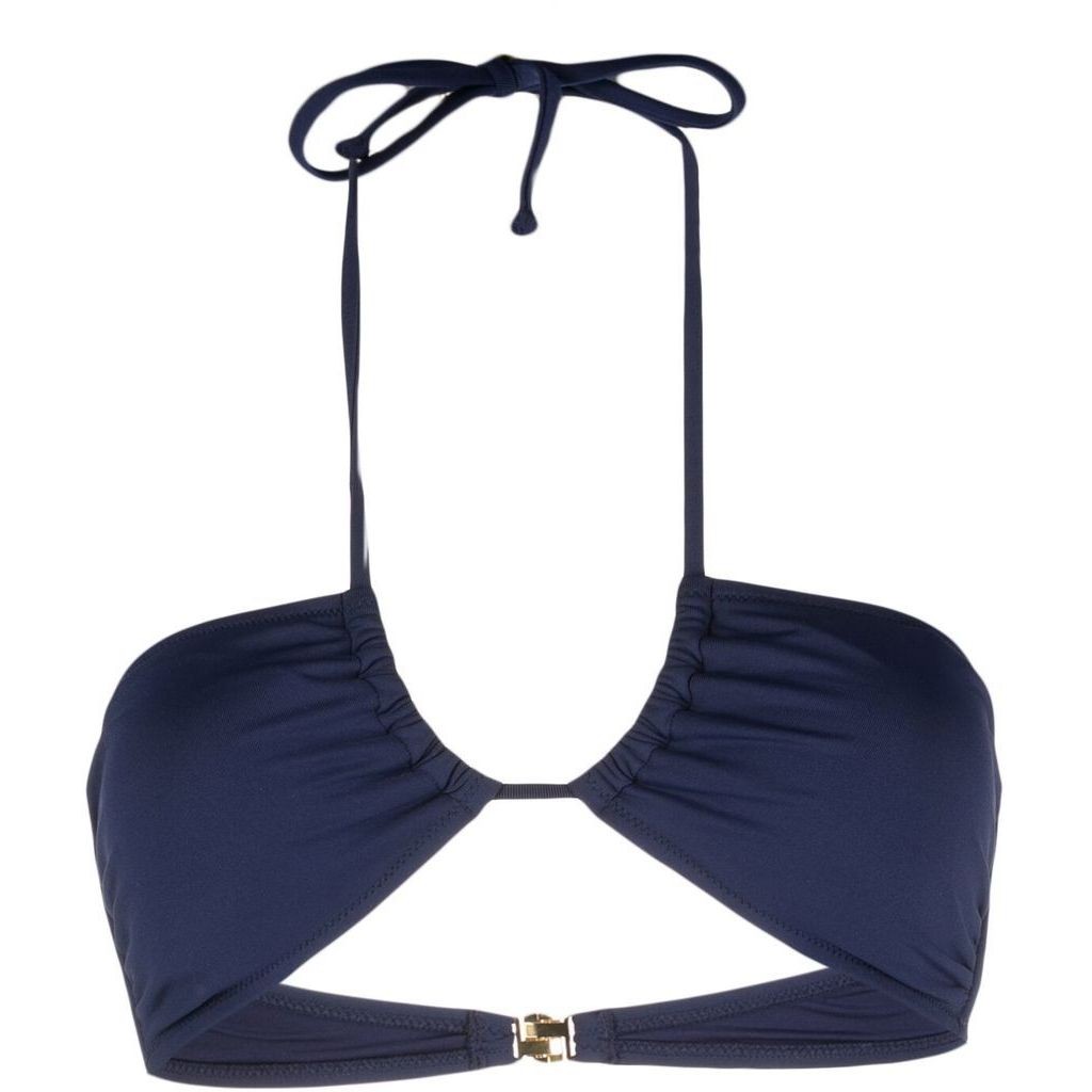 MOSCHINO UNDERWEAR Viršutinė kostiumėlio dalis moterims, Mėlyna, Bikini Top 1