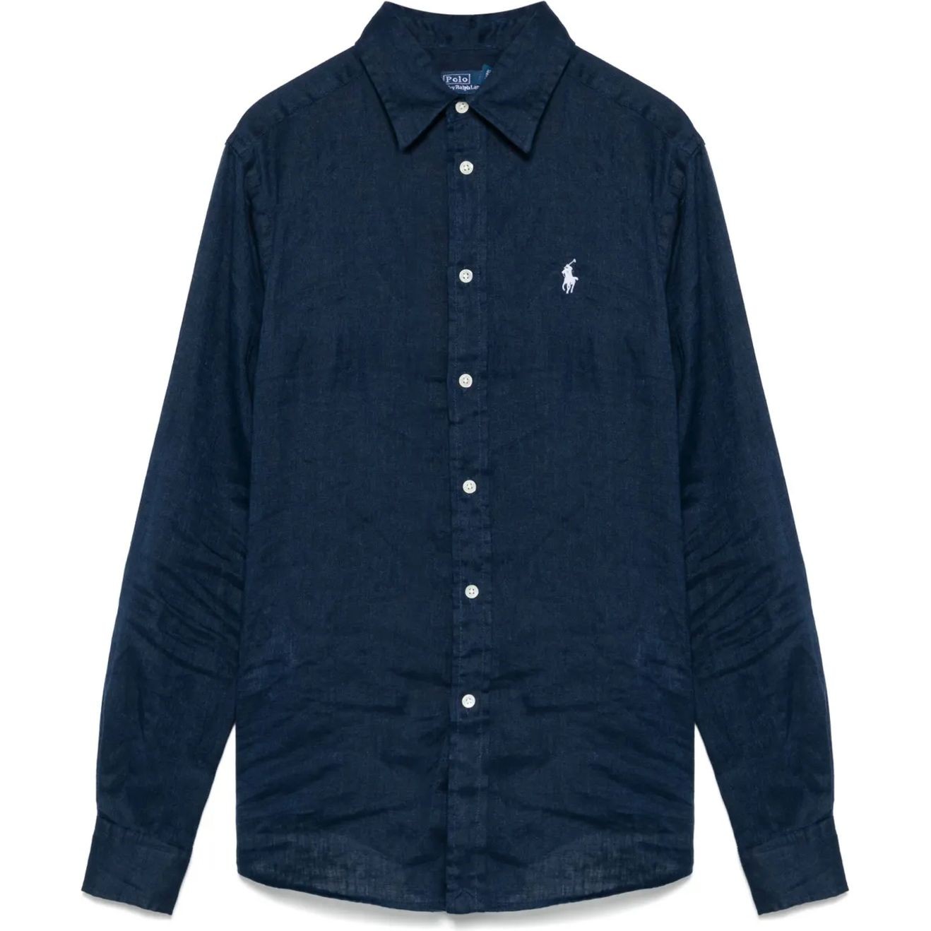 POLO RALPH LAUREN Marškiniai ilgomis rankovėmis moterims, Mėlyna, Long sleeve front shirt