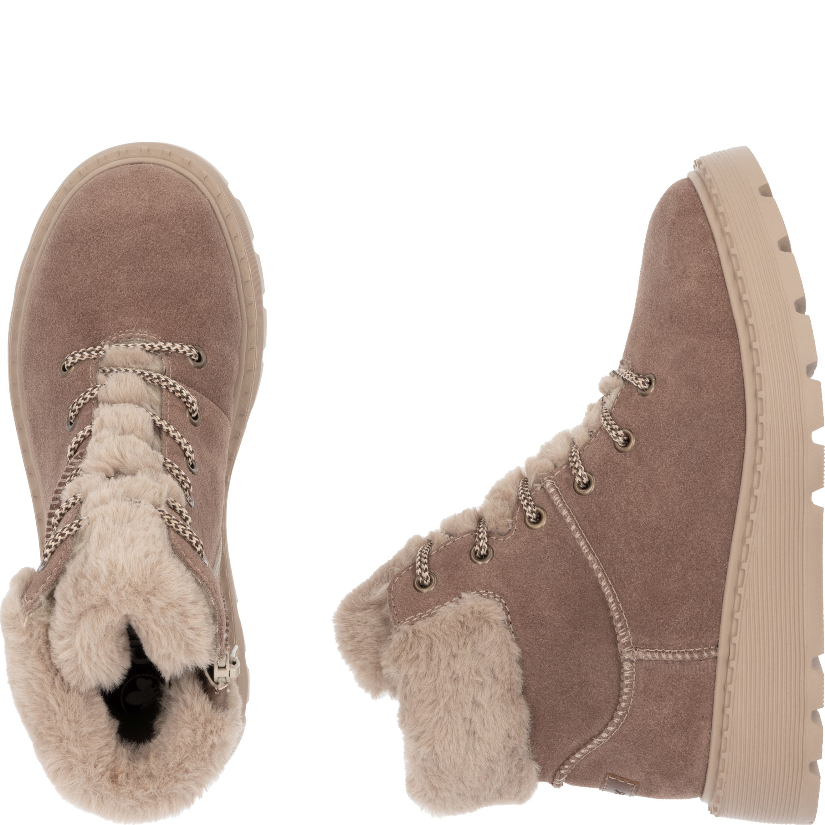 RIEKER Aulinukai moterims, Ruda, Ladies mid height boots 11