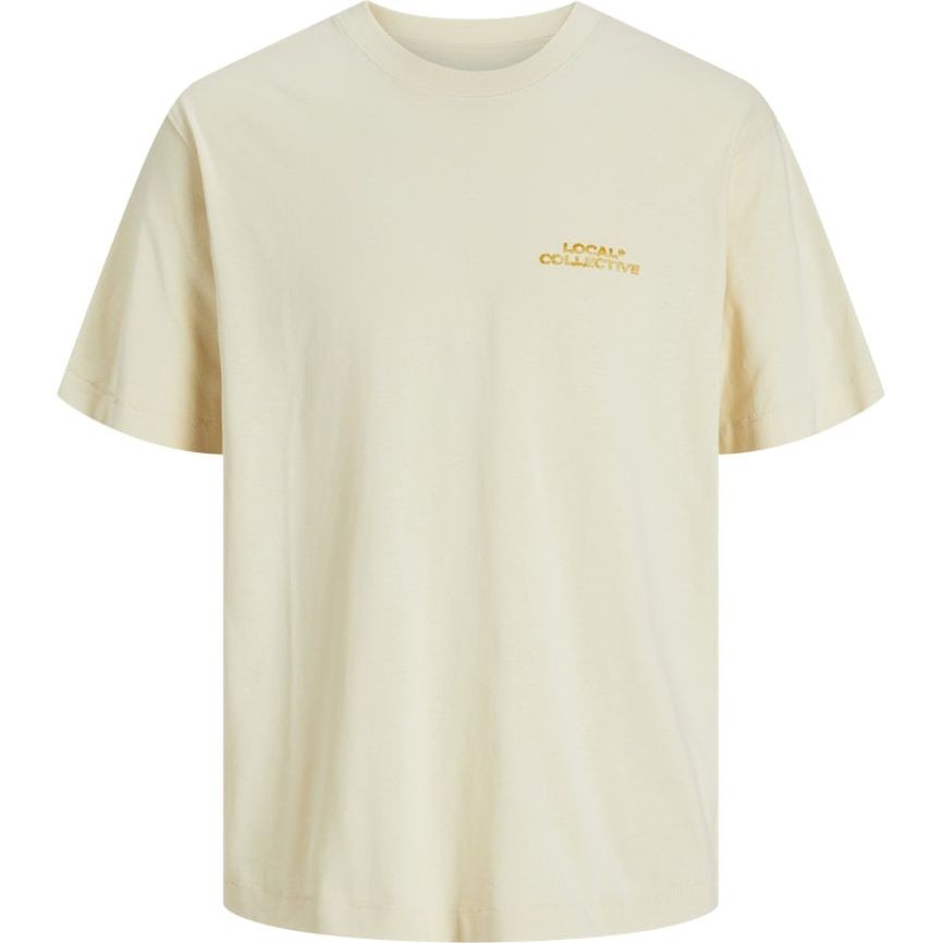 JACK & JONES Marškinėliai vyrams, Geltona, Retiro back tee 1