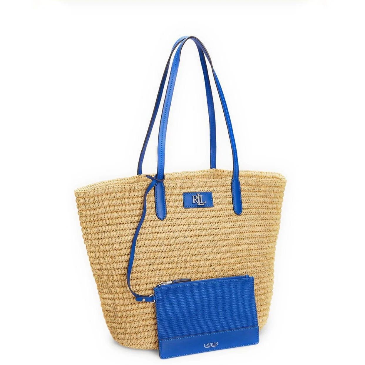 LAUREN RALPH LAUREN Pirkinių krepšys moterims, Mėlyna, Brie 31 large tote bag 3