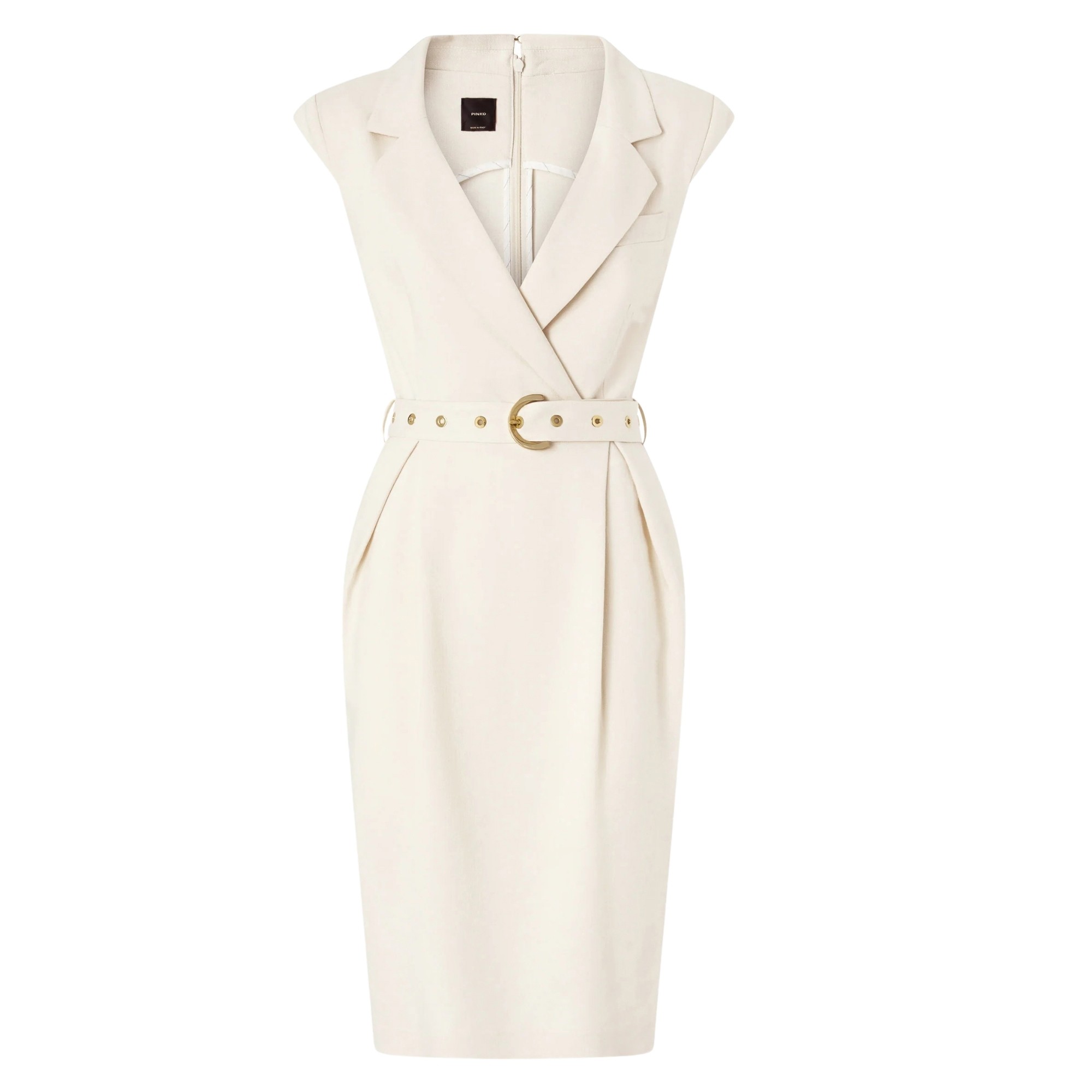 PINKO Mini suknelė moterims, Balta, Amadine dress 1