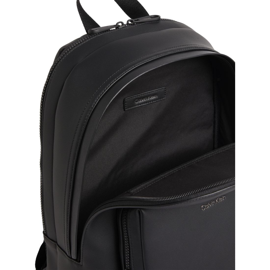CALVIN KLEIN Kuprinė vyrams, Juoda, Pique campus backpack 3