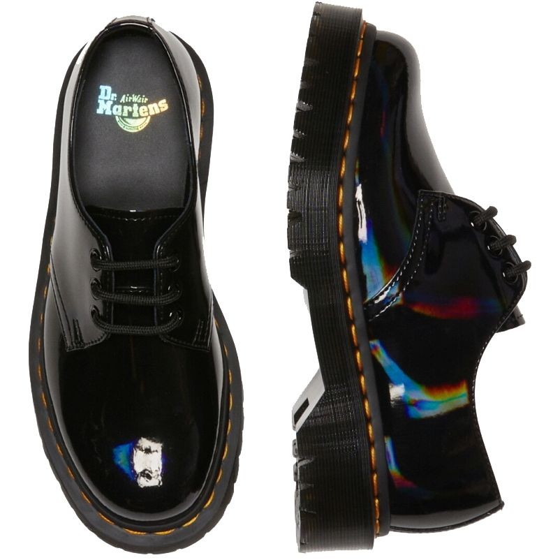 DR. MARTENS Klasikiniai batai moterims, Juoda, 1461 bex rainbow formal 4