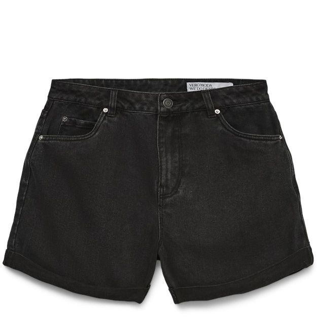 VERO MODA Šortai moterims, Juoda, VMZURI HR LOOSE SHORT 1