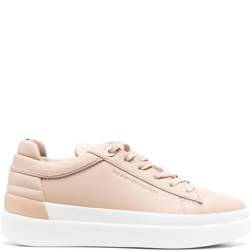 TOMMY HILFIGER Sportiniai bateliai moterims, Ruda, FEMININE ELEVATED SNEAKER 2