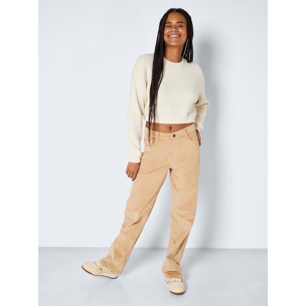 NOISY MAY Tiesūs džinsai moterims, Smėlio, NMAMANDA NW COLOR COR 6