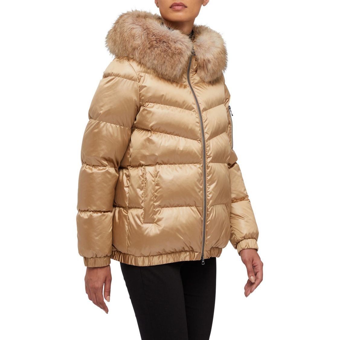 GEOX Striukė moterims, Smėlio, Backsie jackets 4