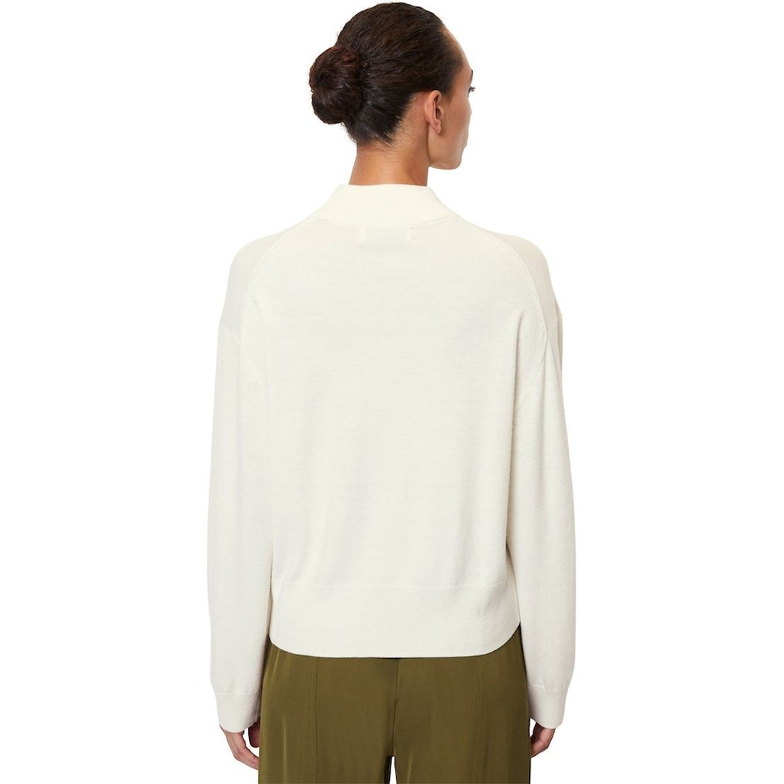 MARC O'POLO Megztinis moterims, Balta 3