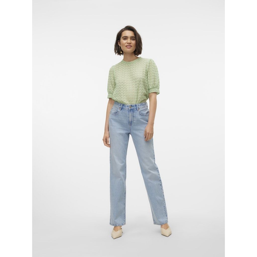 VERO MODA Tiesūs džinsai moterims, Mėlyna, Tessa straight 6