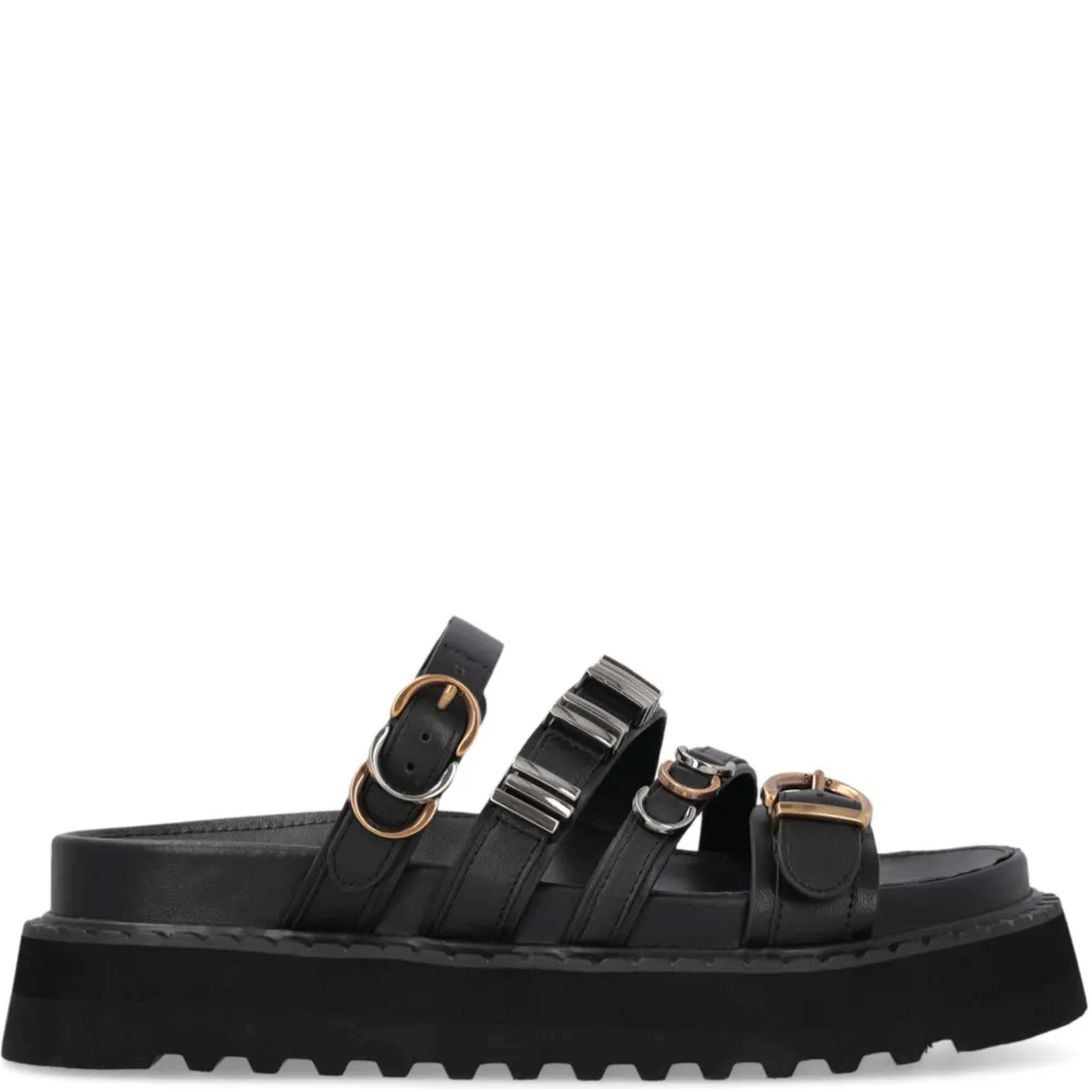 PINKO Basutės moterims, Juoda, Kate 02 - sandal 1