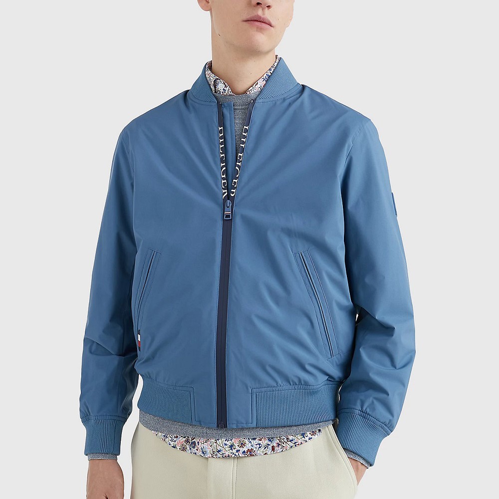 TOMMY HILFIGER Bomberis vyrams, Mėlyna, Th protect bomber 2