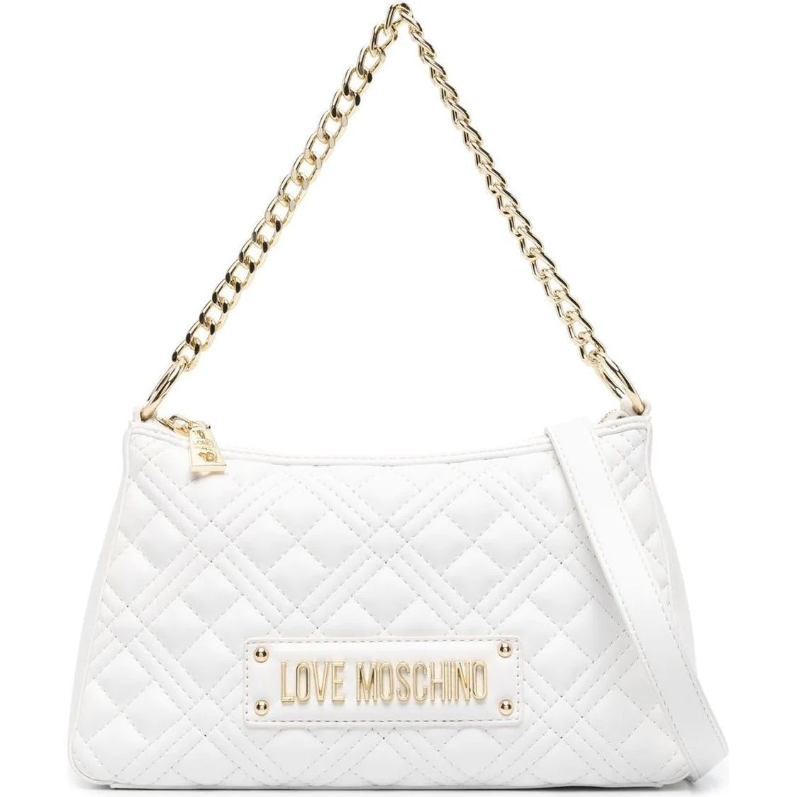 LOVE MOSCHINO Rankinė per petį moterims, Balta, Crossbody 1