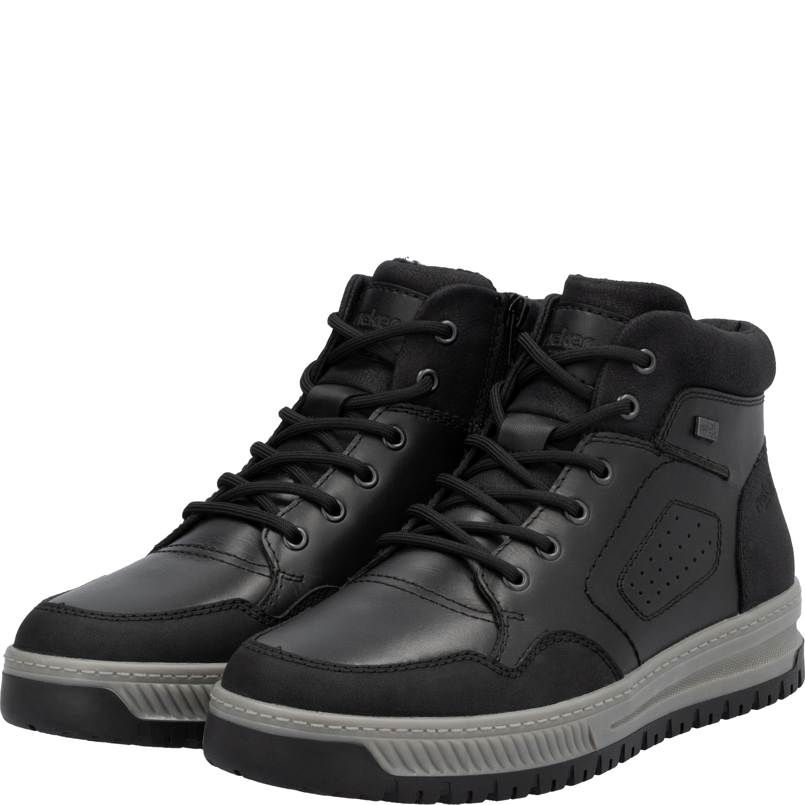 RIEKER Aulinukai vyrams, Juoda, Men's boots 10