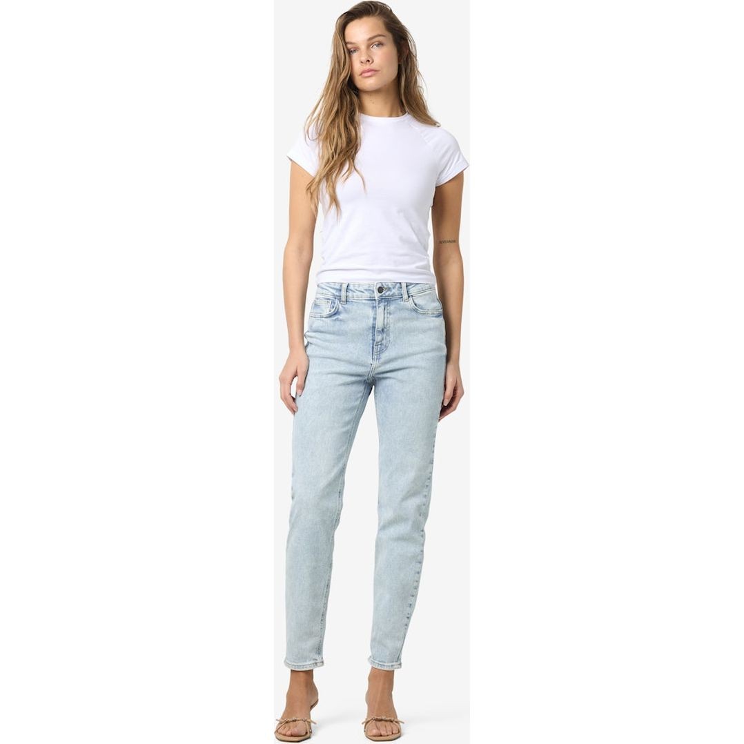 NOISY MAY Aptempti džinsai moterims, Mėlyna, Nmmoni skinny 4