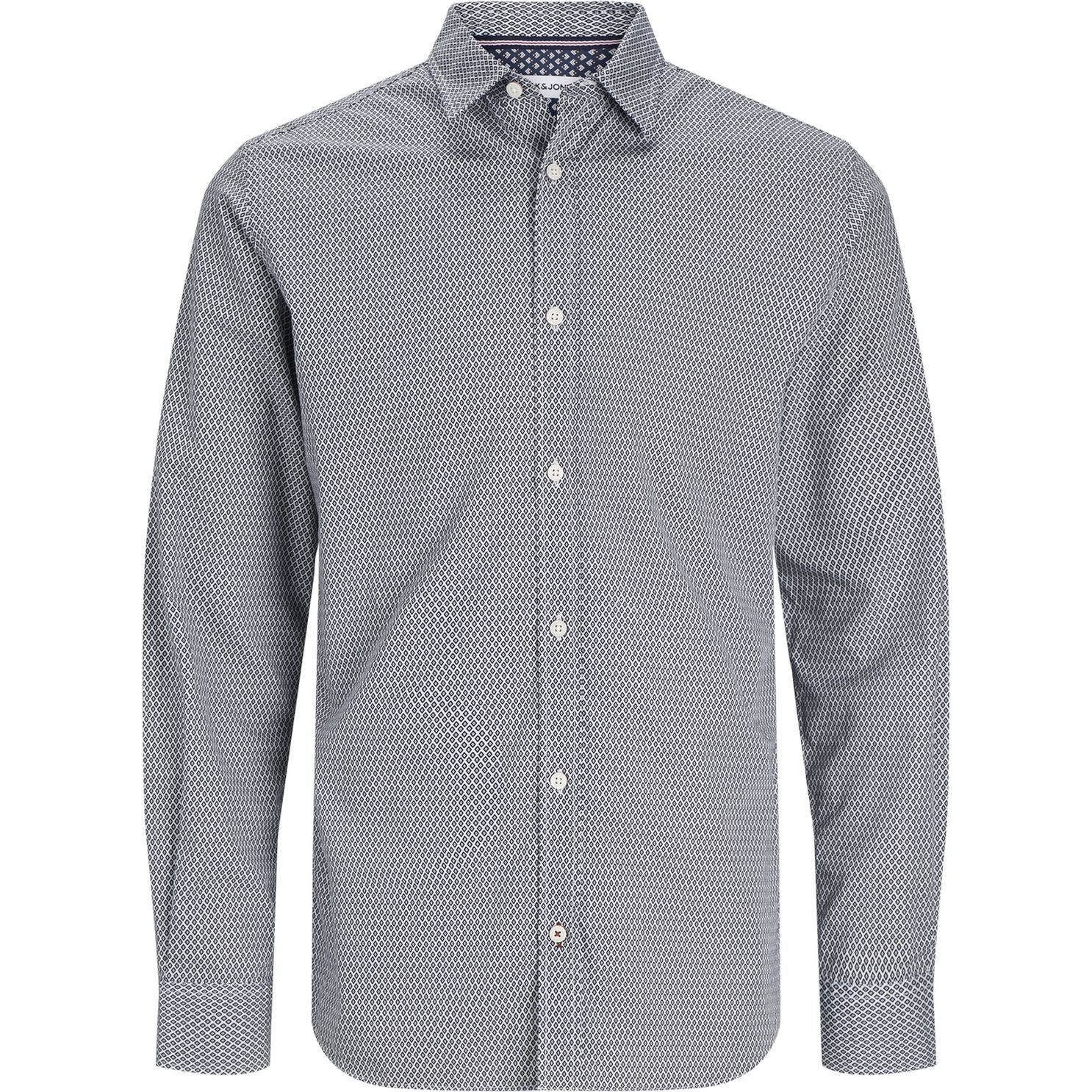 JACK & JONES Marškiniai ilgomis rankovėmis vyrams, Marga, Matheo print detail shirt